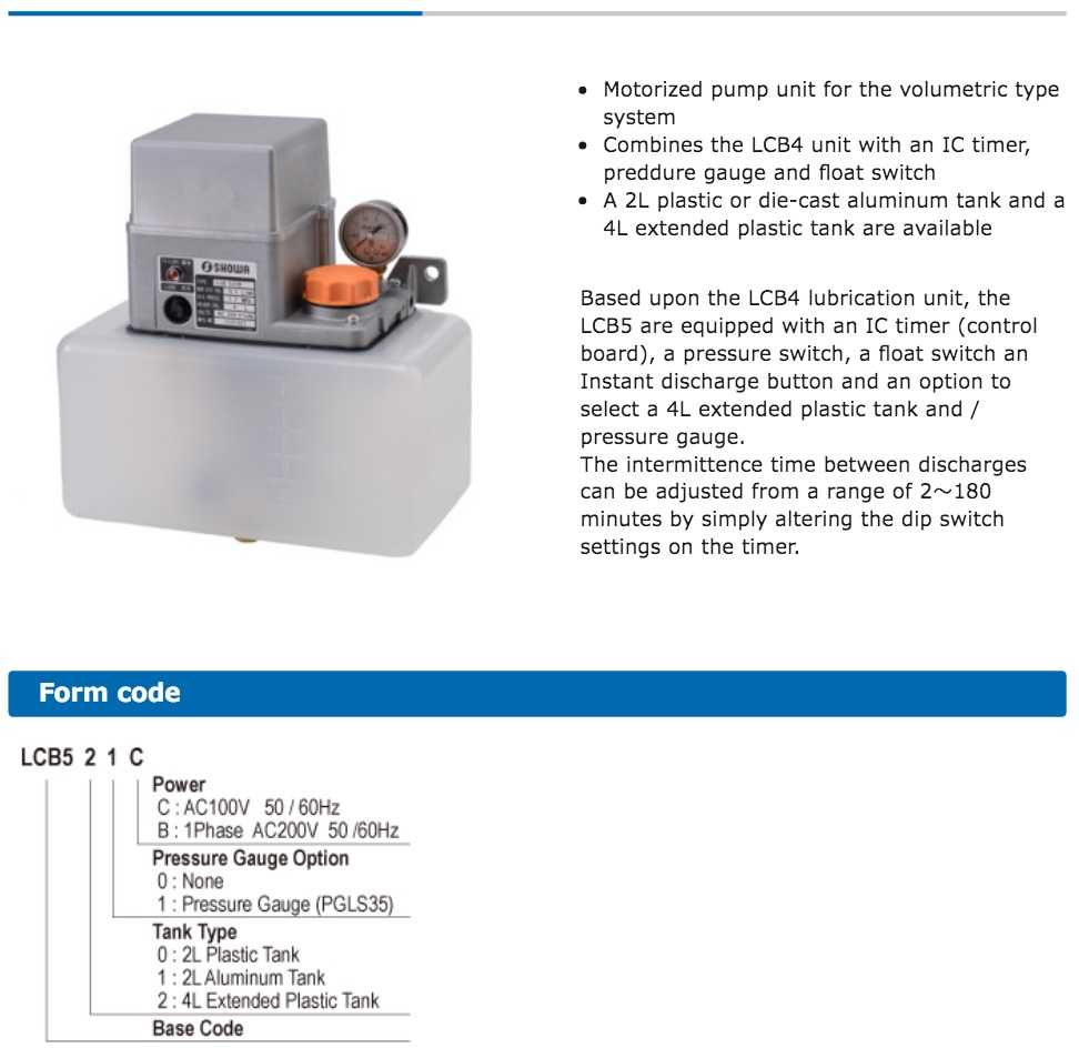 LCB5 Lubrication Unit